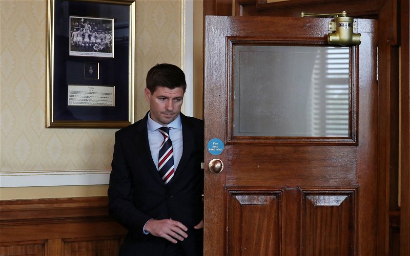 Image for Gerrard leaves Sevco skint