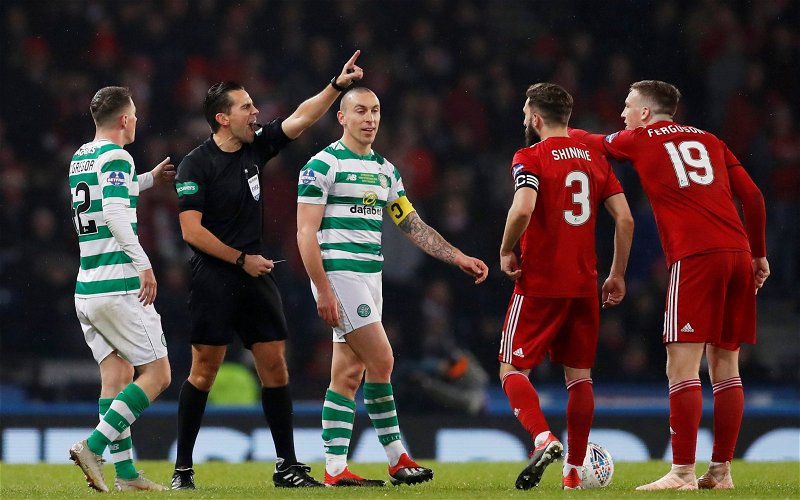 Image for VIDEO: Watch what Scott Brown did to Graeme Shinnie’s beard!
