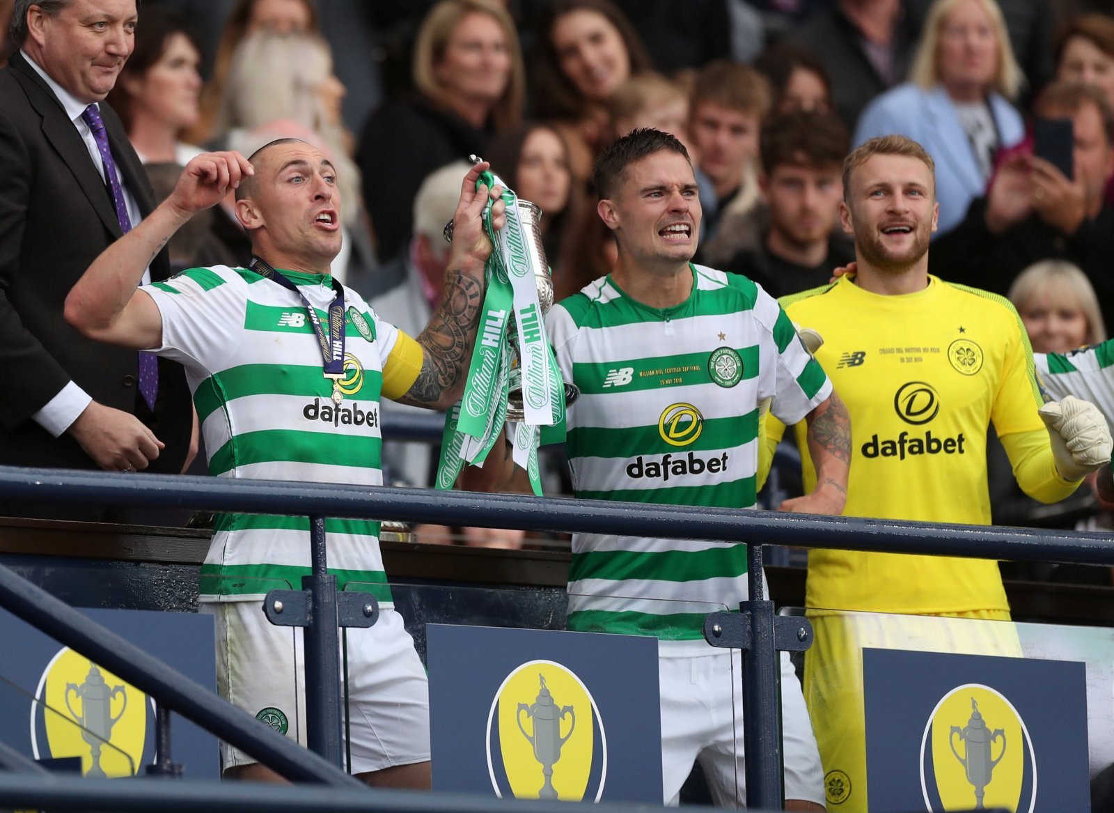 Celtic’s Treble Treble hero puts on his onesie to watch the hoops