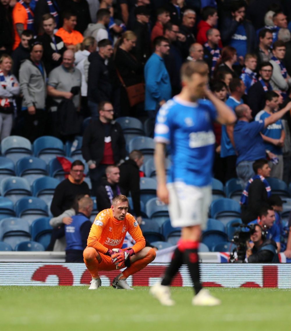 Footage emerges of Ibrox fan throwing missile against Celtic