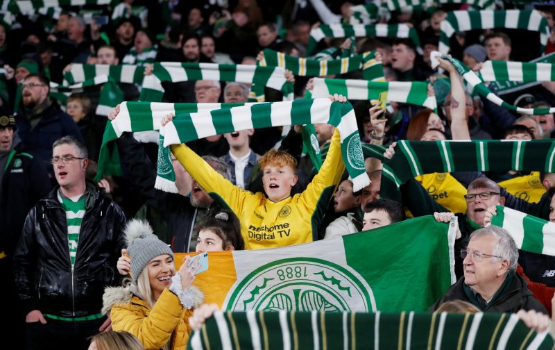 High Fives- Brilliant video as young Celtic fan celebrates his first match in Paradise