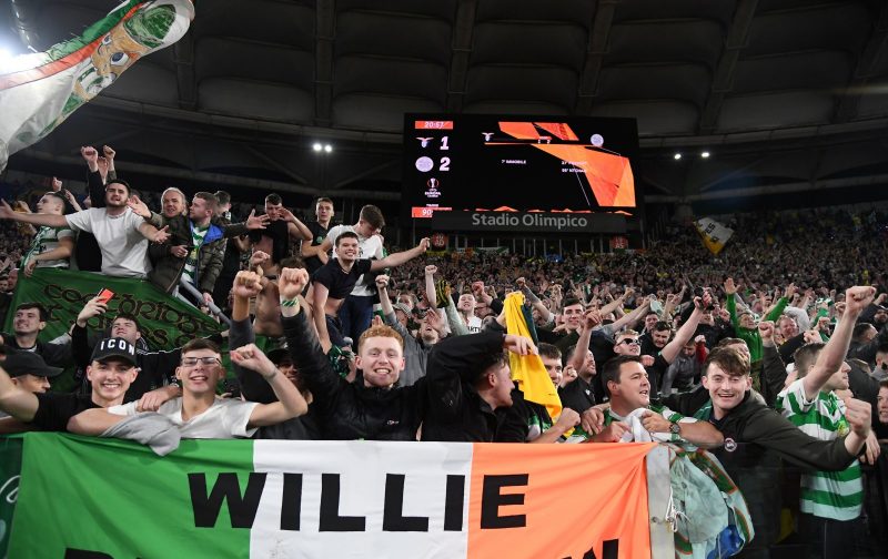 Scenes! Two great Fan Videos as Celtic fans celebrate Victory In Italy!