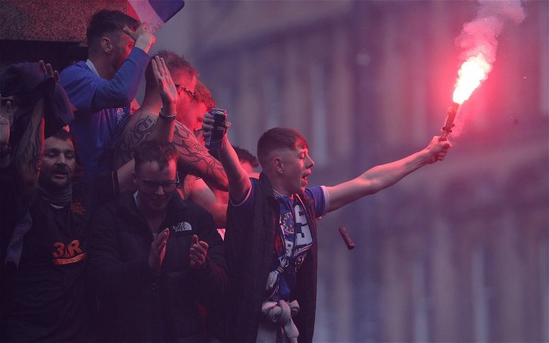 Image for FREQUENCTLY A SOURCE OF PUBLIC DISORDER, IN THE MAIN SHOWING VIOLENT BEHAVIOR French Government explain Ibrox ban