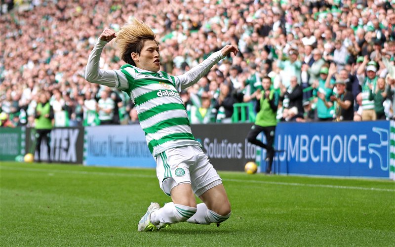 Image for Kyogo leads Celtic’s title party on afternoon of goals and emotions