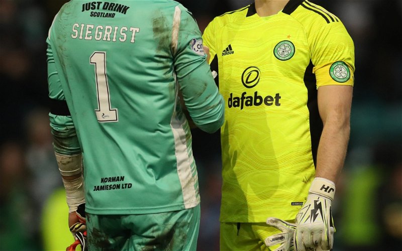 Image for SPFL rival goalies message new bhoy Ben Siegrist